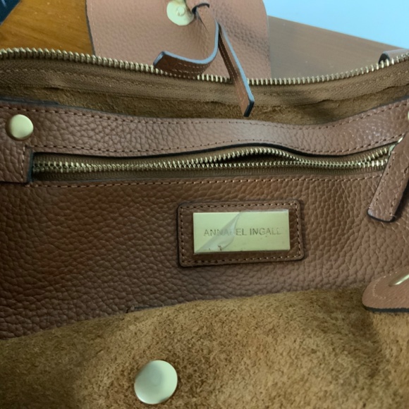 Annabel Ingall pebbled leather bag NWOT - Picture 7 of 8